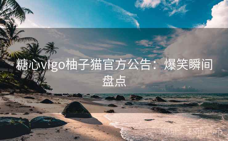 糖心vIgo柚子猫官方公告：爆笑瞬间盘点